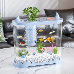Akuarium Ikan Ramah Lingkungan dari Plastik Asli - 15L 4 Pilihan Warna Set Lengkap Deluxe - Product Image 4