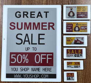 Etiqueta de Precio Electrónica de 2.9 Pulgadas con Tinta Electrónica, Inalámbrica, Bluetooth 5.0, Etiqueta Electrónica Inteligente para Estantes con Sistema de Automatización de Almacenamiento - Product Image 2