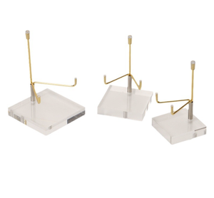 Có thể điều chỉnh kim loại cánh tay hiển thị đứng ảnh đứng giá vẽ Acrylic cơ sở Nhỏ Chủ trường hợp tấm rõ ràng cơ sở trang trí nhà dấu giá - Product Image 1