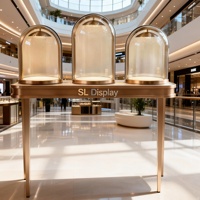 Ensemble de vitrines de présentation de bijoux de luxe sur mesure, vitrine de présentation de bijoux, comptoir de présentation de bijouterie