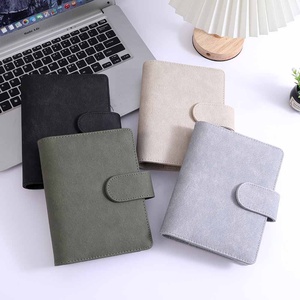 Reliure à Anneaux Noirs Hongbo, Meilleure Vente, 7 Couleurs, Organiseur <span class=keywords><strong>de</strong></span> Budget A6 Gaufré Effet Lin avec Recharges Personnelles Disponibles - Product Image 1