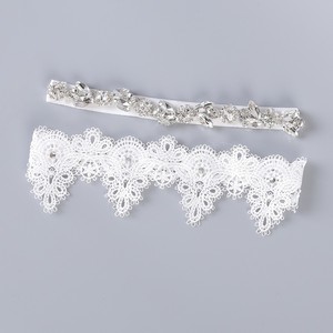 2 piezas <span class=keywords><strong>de</strong></span> ligueros <span class=keywords><strong>de</strong></span> <span class=keywords><strong>boda</strong></span> con pedrería para mujer, joyería nupcial para la <span class=keywords><strong>novia</strong></span>, ligueros <span class=keywords><strong>de</strong></span> encaje decorativos para la <span class=keywords><strong>novia</strong></span> - Product Image 5