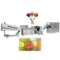 Mesin Produksi Permen Lollipop Otomatis OC-HTL400 untuk Permen Pipih dan Bulat, Harga Pabrik/Mesin Pembuat Permen Lollipop Bulat