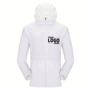 Customized Color Trendy Unisex Sun Protection <b>Jacket</b>, Custom Logo Waterproof Windbreaker for Hiking & Outdoor - Product Image 1