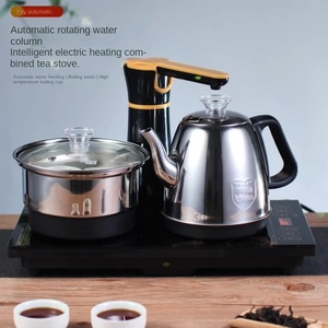 Hervidor Eléctrico Inalámbrico con Bomba Automática, Dispensador de Agua Caliente, Caldera de Vidrio de Borosilicato, Tetera Digital de 1.2L para Fideos - Product Image 1