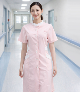 Uniformes de Enfermería Personalizados OEM ODM, Chaqueta de Enfermería de Manga Corta para Mujer - Product Image 6