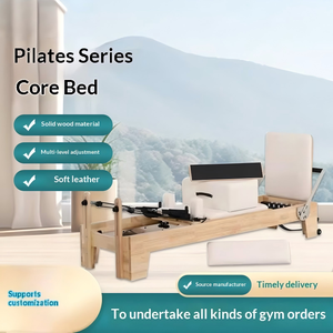 Ensemble d'équipement de Pilates professionnel 5 pièces en bois de chêne : Reformer, Ladder Barrel, Wunda Chair pour studio de pilates de prestige - Product Image 5
