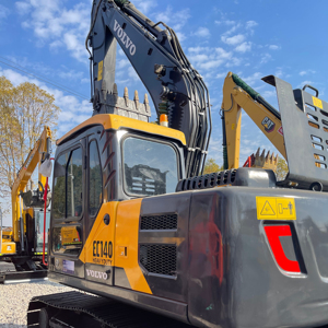 รถขุดไฮดรอลิก Volvo EC140 มือสอง ขนาด 14 ตัน เครื่องจักรก่อสร้างขนาดกลาง รถขุด Volvo EC140 มือสองสำหรับขาย - Product Image 1