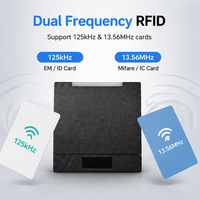Lector RFID TCP/IP RJ45 con POE, Lector de Tarjetas IC de 13.56MHz y ID de 125kHz para Control de Acceso de Empleados, Compatible con SDK Gratuito