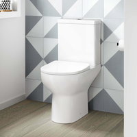 Toilette Lavabo Fermer Couplé P Piège Toilettes Combiné Toilette et Évier Toilette à Double Chasse Cuvette Ronde Installation