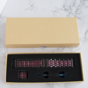 Correa de Madera de Palo de Rosa para Reloj <span class=keywords><strong>Apple</strong></span> Ultra Series 11 10, 9, 8, 7, 6, <span class=keywords><strong>SE</strong></span>, 5, 4 Todas las Series - Product Image 3