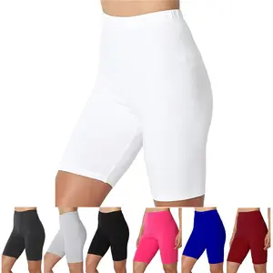 Frauen Elastic Shorts Lässig Hohe Taille Enge Fitness Schlanke Skinny Bottoms Sommer Solid Sexy Weiß Schwarz Shorts