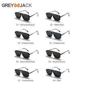 Gafas magnéticas para hombre con lentes polarizadas UV400 TR, montura metálica, estuche negro incluido 6082 - Product Image 4