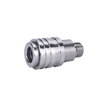 Lave-auto haute pression autobloquant 1/4 acier inoxydable femelle connecteur rapide buse de pistolet à eau adaptateur de lance en mousse