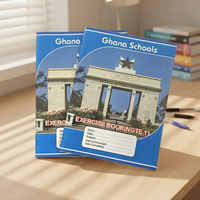 Carnet d'exercices à piqûre à cheval en gros Ghana Note 1 – Cahier d'écriture scolaire personnalisé à piqûre à cheval – Fourniture en vrac