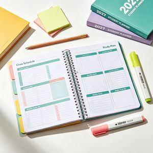 Custom Pu Cover Budget Planner Binder A5 6 Ring Refillable Organizer Notebook Printing Wholesale - Product Image 1