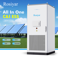 Système de Stockage d'Énergie (ESS) Industriel et Commercial Tout-en-un Rosiyar ROS-ELG 261 261 kWh LiFePO4 à Refroidissement Liquide, Protection IP54, Hors Réseau/Hybride