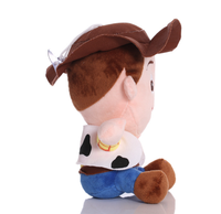 Venta al por mayor de juguetes personalizados de peluche de algodón de alta calidad de 8 pulgadas, con diseño de Buzz Lightyear de un ojo, gigantes, para colgar en llaveros