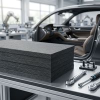 Rouleau de feutre de coton aiguilleté pour isolation phonique automobile, panneau d'insonorisation, matériau de rembourrage intérieur de voiture, taille personnalisée