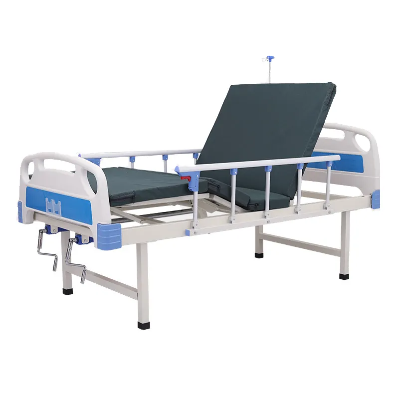 Hospital Furniture Nursing Single Function Elderly Patient Adjustable Medical Manual Hospital Bed