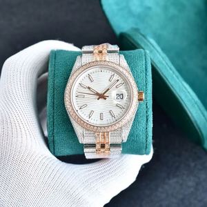 Montre Sportive Mécanique Automatique de Luxe 41mm à Succès Commercial, Cadran Personnalisable avec Diamants, Zircons et Moissanite, Style Antique Lumineux - Product Image 5