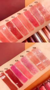 Vente en gros de gloss à lèvres brillant imperméable sans logo, 16 couleurs, brillant, de haute qualité, végan - Product Image 6