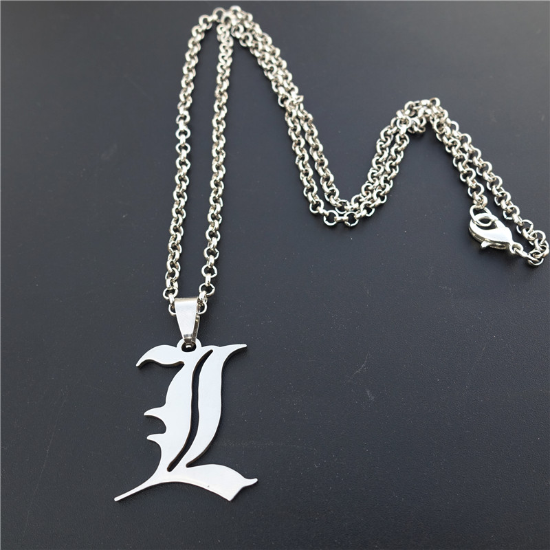 Death Note Double L Yagami Necklace - Smart Anime Jewelry for