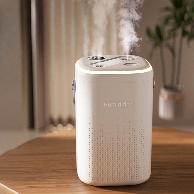 1.3L Large Capacity Auto Shut-Off USB LED Light Ultrasonic Whole Room Touch Control for Home Office Hotel Humidifier for Car Use