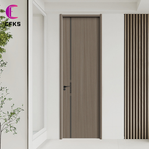 Portes en bois massif pour <span class=keywords><strong>maisons</strong></span>, portes intérieures de chambre à coucher, style américain, portes insonorisées, design moderne, usine chinoise - Product Image 6