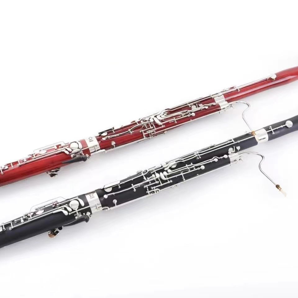 SLADE Maple Wood C Tone Bassoon in Red or Black - Professional