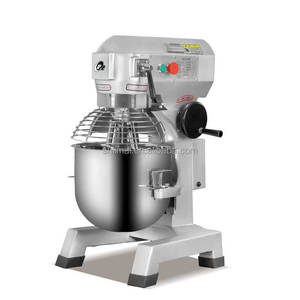 Mélangeur planétaire commercial robuste pour boulangerie, avec bol en acier inoxydable, multifonctionnel pour pâtes à pain, gâteaux et pâtes à base d'eau - Product Image 3
