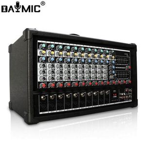 Mezclador de Audio Digital Profesional OEM de 6, 8, 10 y 12 Canales con Amplificador de Potencia para DJ, Hogar, KTV y Espectáculos - Product Image 2