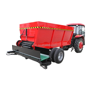 Tractor que tira de zanjas de doble cara, huerto, agricultura, fertilizante orgánico, esparcidor - Product Image 1