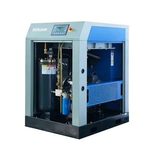 SCR20M Chinese Belt Driven Screw Air Compressor For Manufacturing Plant