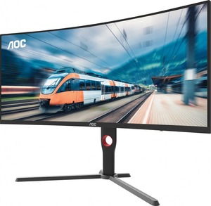 จอคอมพิวเตอร์โค้ง AOC CU34G3X ขนาด 34 นิ้ว สำหรับเล่นเกมส์  21:9 UltraWide 180Hz 1ms MPRT VA Panel 1500R HDR ปรับระดับความสูงได้ - Product Image 1