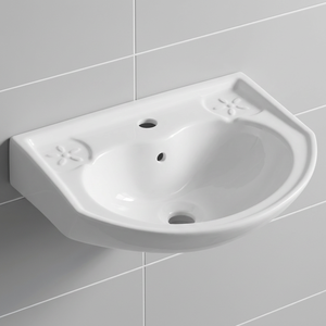 Hotel home pedestal basin wash hand basin with free standing sink bathroom ceramic single hole hotel WC bathroom - Product Image 4