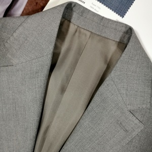 Traje Formal <span class=keywords><strong>de</strong></span> Negocios para <span class=keywords><strong>Hombre</strong></span>, 2 Piezas, Blazer y Pantalones, Color Gris, Personalizado en Poliéster, para Oficina o Boda, Gran Venta 2026 - Product Image 6