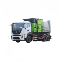 Petit camion à benne basculante léger avec benne amovible pour la collecte des déchets urbains