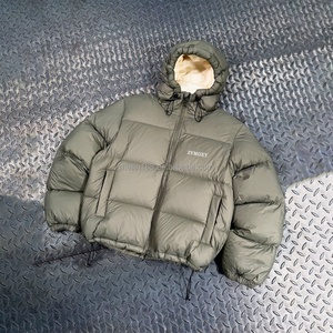 Custom Winter Wear Padded Bubble Fluffy Down Coats Zip up Puffer <b>Jackets</b> for Men Oversized Boxy Lightweight Nylon Down <b>Jackets</b> - Product Image 2