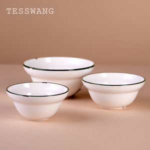 Tazón de Sopa de Porcelana <span class=keywords><strong>Insa</strong></span>, Bonito y Fresco, Vajilla Duradera, Portátil y Reutilizable, Juego de Vajilla Ecológico - Product Image 1