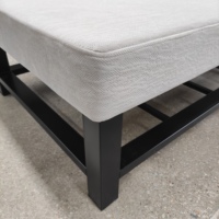 Table de massage thaïlandaise à haute capacité de charge, largeur 120 cm, cadre métallique, éponge haute densité, table de massage Tuina pour le corps entier, lit de beauté