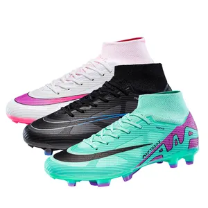 2024 zapatos de fútbol de estilo de moda para hombres/mujeres zapatos de fútbol al por mayor botas de fútbol con logotipo hecho a medida botas de fútbol