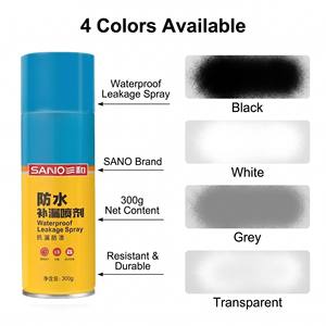 SANVO Spray Sellador Impermeable Transparente para Reparación de Fugas, <span class=keywords><strong>Aerosol</strong></span> Invisible para Azulejos de Baño, Techos, Ventanas y Vidrios, 450ml - Product Image 3