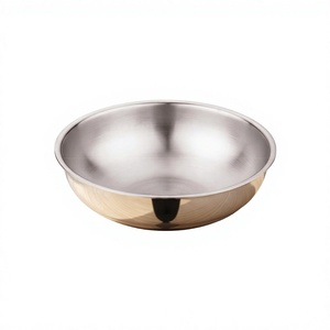 Ensemble de casseroles Talsa en acier inoxydable tri-couches, 4 pièces, avec finition mate à l'intérieur et polie à l'extérieur, design classique, respectueux de l'environnement - Product Image 1