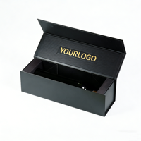 Caja para Botellas, Caja Rígida Magnética para Vino y Licores con Estampado en Dorado y UV, Empaque de Regalo Resistente