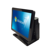 Célèbre système Pos Factory Android Pos avec double écran de 15/17 pouces avec WIFI et Bluetooth
