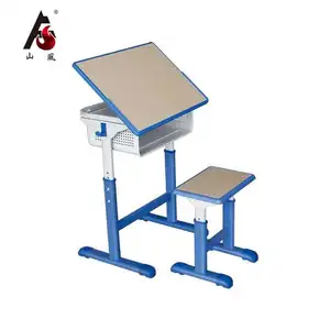 Shanfeng 조정 가능한 높이 그리기 책상 학교 그리기 책상 초안 테이블 의자 및 책상