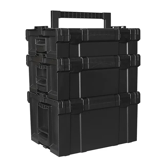 Caixa de ferramentas dobrável para produtos de armazenamento ao ar livre, equipamento de proteção combinado
