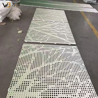 Panneau en alliage d'aluminium perforé sur mesure, découpe CNC, motif perforé, étanche pour extérieur, taille personnalisée, fabrication OEM, bardage de façade