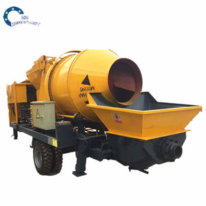 ماكينة مضخات خرسانة متنقلة وخلاط خرسانة للبيع - Product Image 1